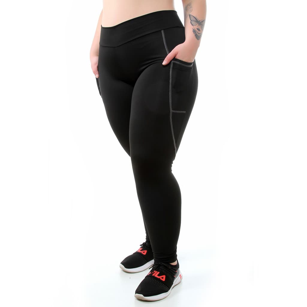 Calça Com Bolso Plus Size 10647