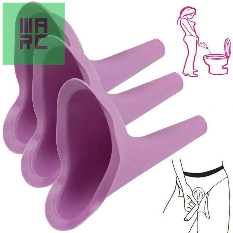 Kit Urinol Feminino Reutilizável De Fazer Xixi Em Pé Portátil
