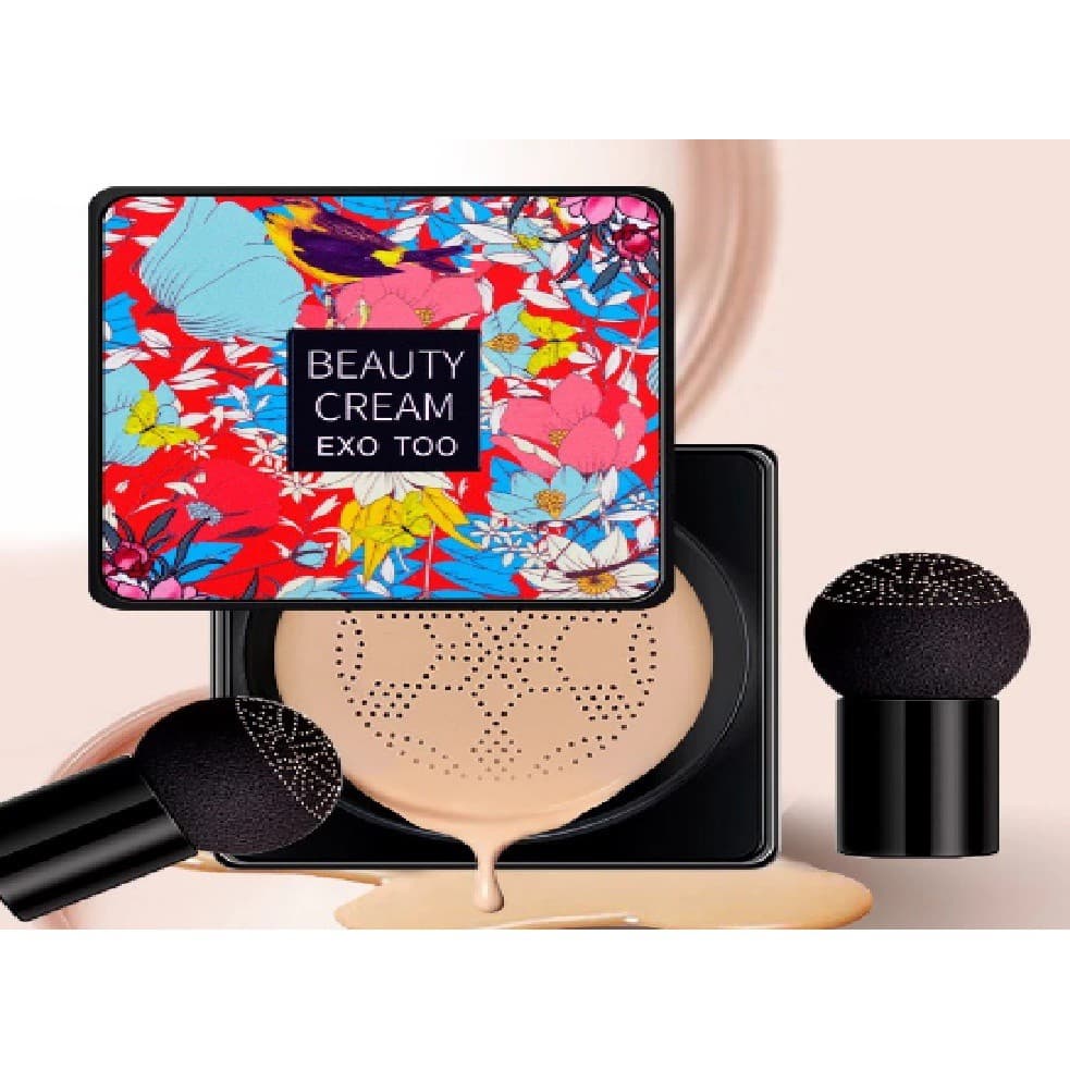 Espuma de Maquiagem Pequena em Forma de Cogumelo/Esponja para BB Cream/Base/Corretivo/Espuma para CC