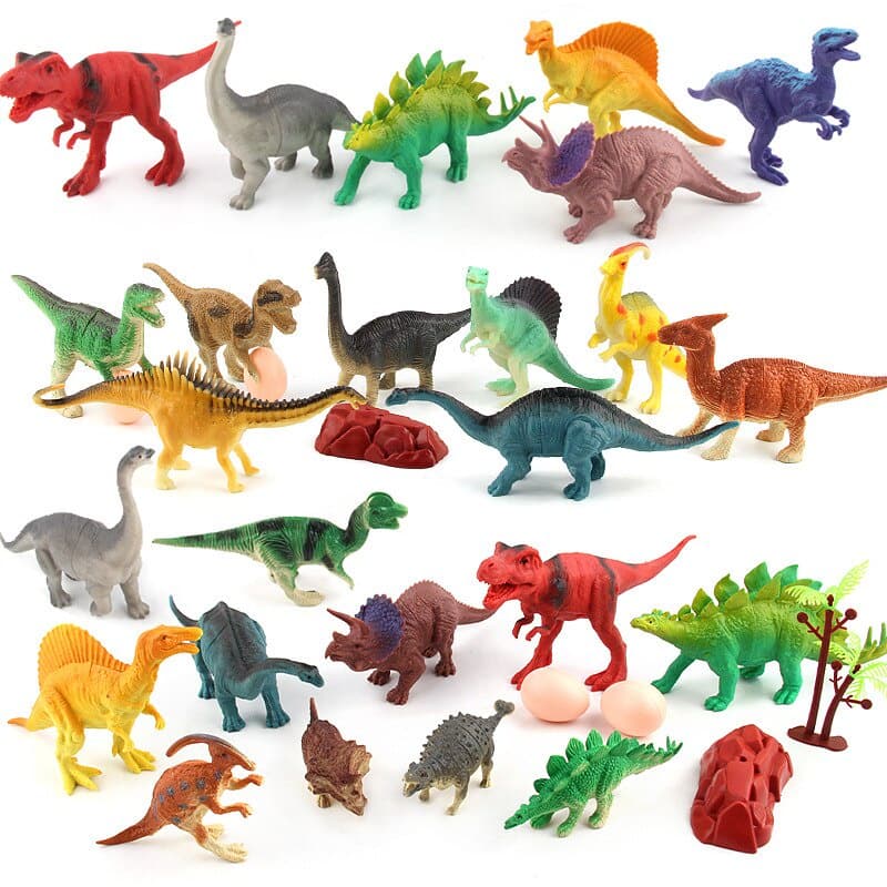 Dinosaur Children's Toys Set Mini Simulation Dinosaur Model Toy Jurassic Ocean Dinosaur Bag Plastic Simulation Model