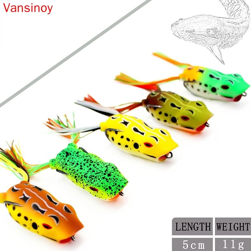 Isca De Pesca Frog Lure Sapo 5 cm 11g Topwater Sapo De Pesca Do Robalo Isca Isca