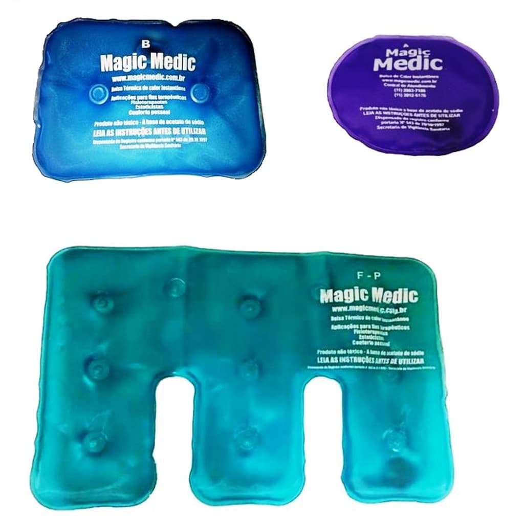 Kit 3 Almofada Térmica 1 Tam A, 1 Tam B, 1 Tam F-p Original