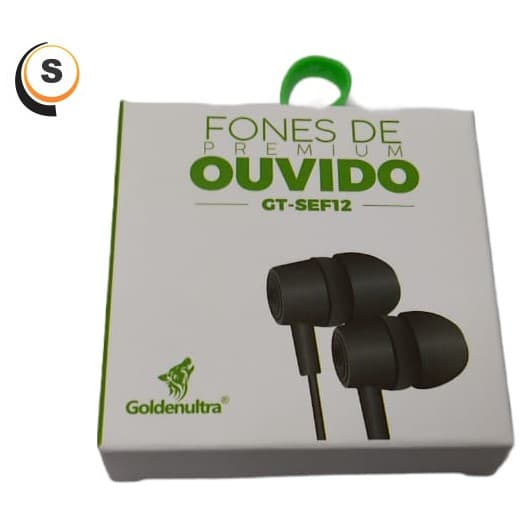 Fone de ouvido Intra-auricular  GT-SEF12 GoldenUltra