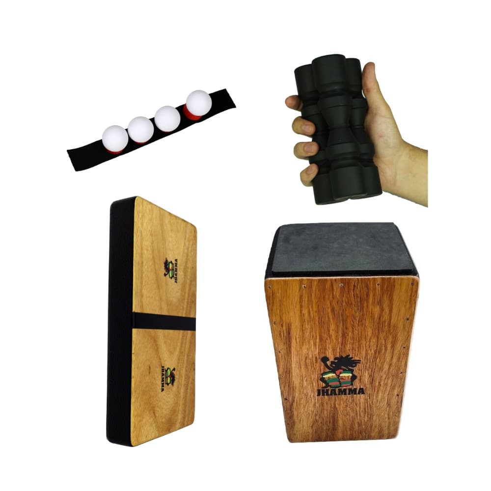 Cajon Reto Acústico Jhamma Percussões, Compact E Efeitos