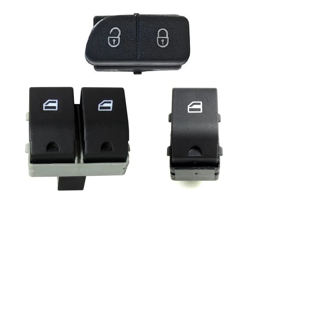 Kit Dianteiro Botão Vidro Elétrico Gol Voyage Saveiro G5 G6 G7