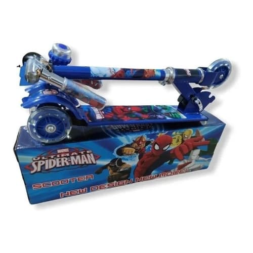 Patinete Infantil Metal Os Homem Aranha 3 Roda!