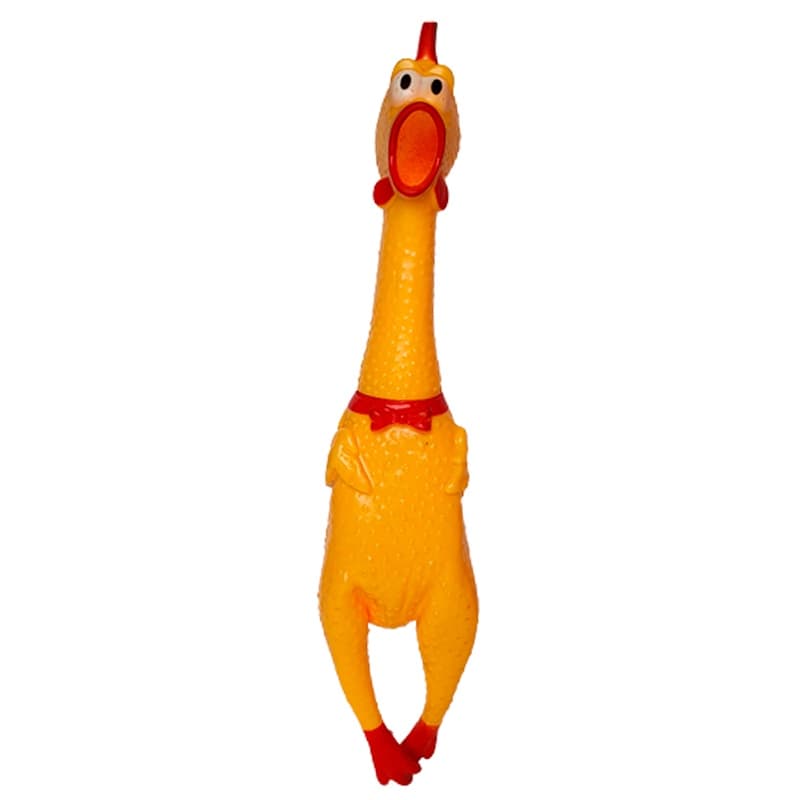 Galinha Frango Borracha Mordedor Cachorro Pet Faz Barulho / Brinquedo Cachorro