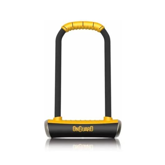 Cadeado Onguard Pitbull Ls 8002 U-lock Chave Bicicleta Moto Amarelo