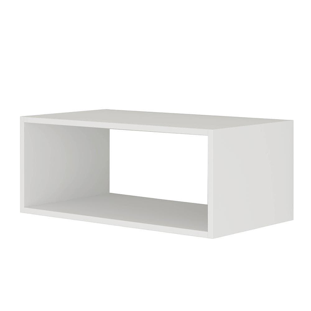 nicho grande 60x30x25 retangular mdf branco  decoraçao e organiza livros, objetos grande ambientes como sala cozinha