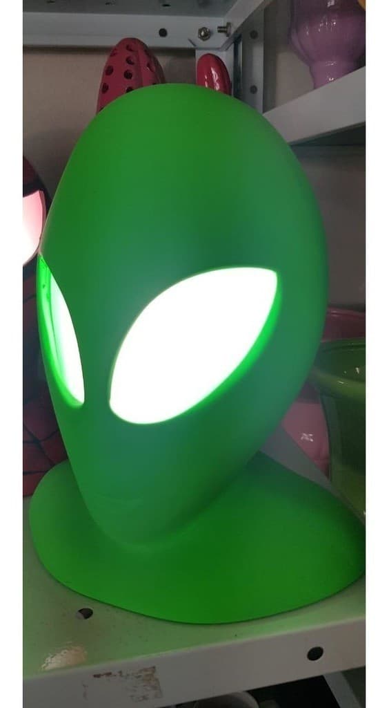 Et Extraterrestre  Decorativo Quarto Infantil Luminária Abaj