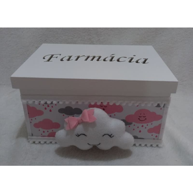 farmacinha mdf nuvem chuva de amor
