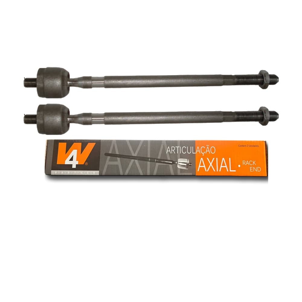 PAR ARTICULAÇÃO BRAÇO BARRA AXIAL RENAULT CLIO 99/ KANGOO 98/ SYMBOL 2009/ DIREÇÃO HIDRAULICA