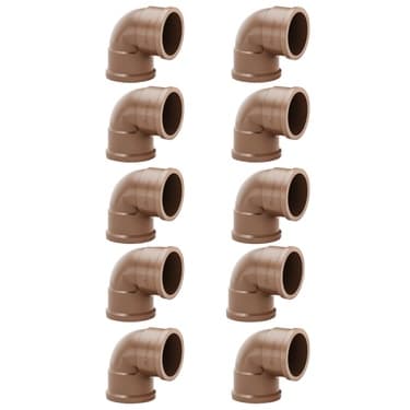 Cotovelo Krona Marron 3/4 25mm - Caixa Com 10 Unidades