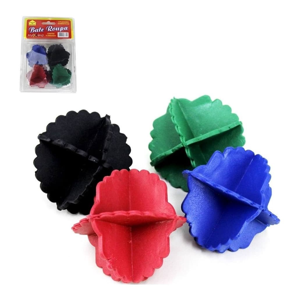 Kit 4 Esferas Bolinhas Para Tanquinho e Maquina De Lavar e bater Roupas