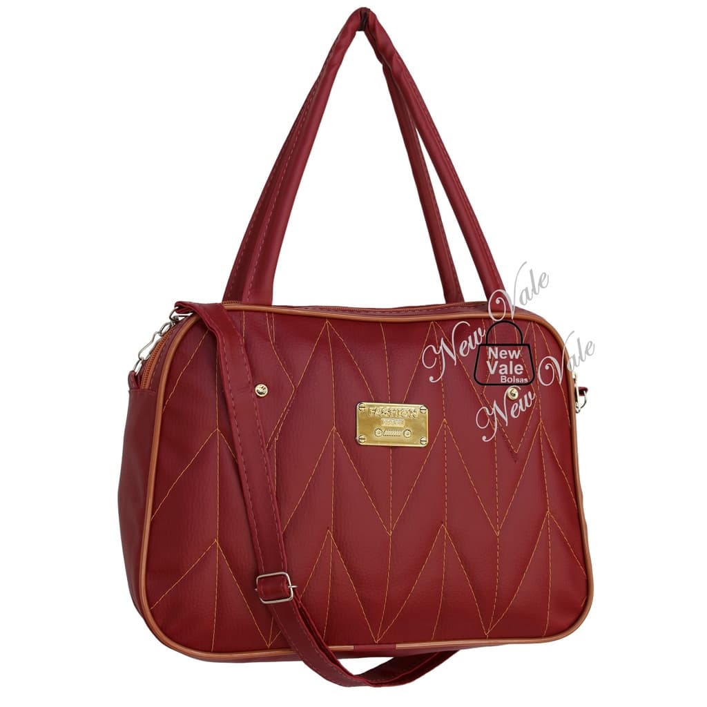 Bolsa Feminina 2 Divisões 2 Alças -Alça de Ombro e Alça Transversal Moda Atual Atacado Varejo
