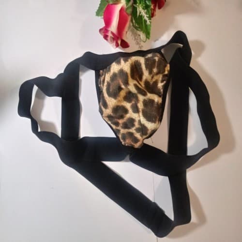 Cueca Jockstrap Oncinha Indefesa - SexShop