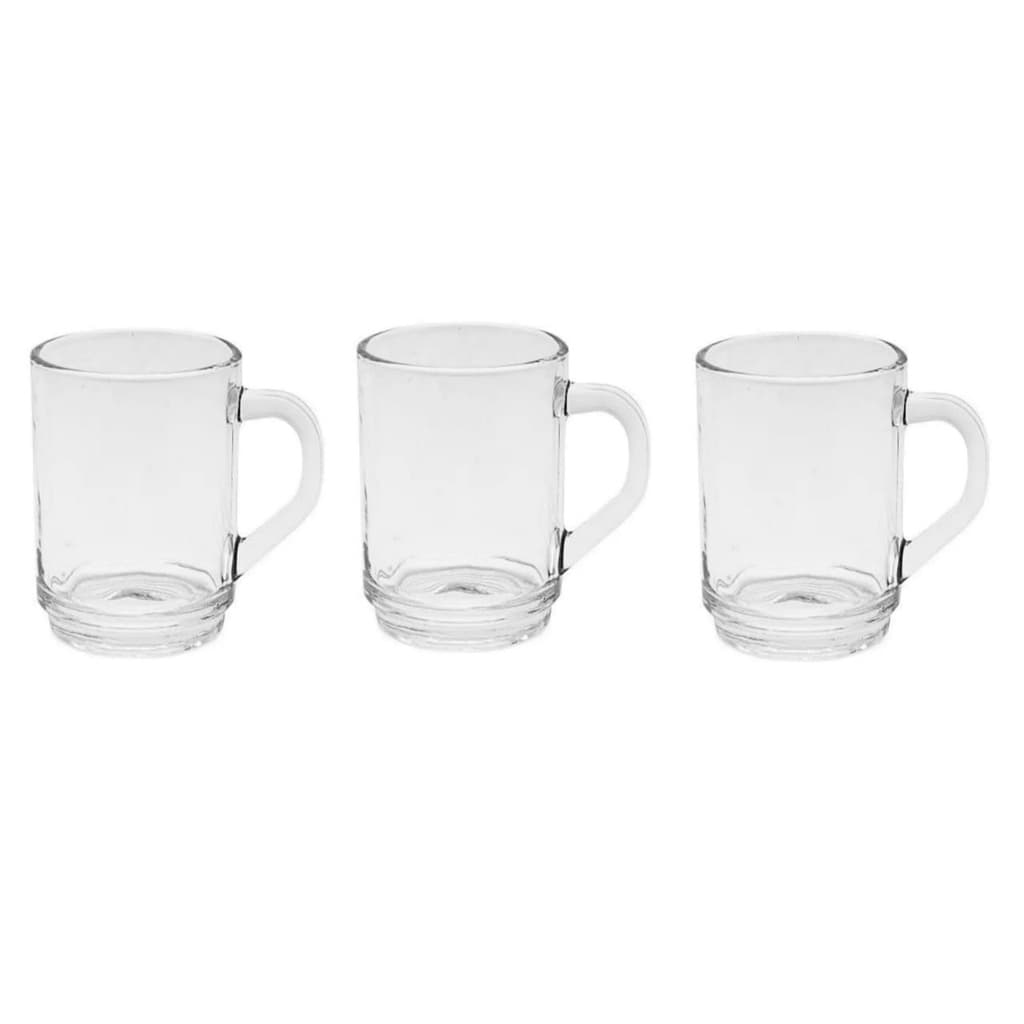 Jogo de 3 Xícara/Caneca de Café Chá Capuccino 266ml Xícaras e Canecas
