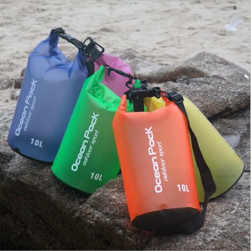 2L-Saco Seco Impermeável 20L Para Natação/Caiaque/Canoa/De Armazenamento De