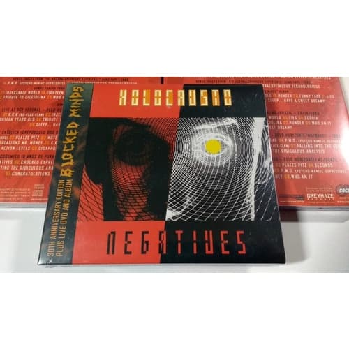 Cd Holocausto - Negatives + Brocked Minds - Digipack Duplo com bonus