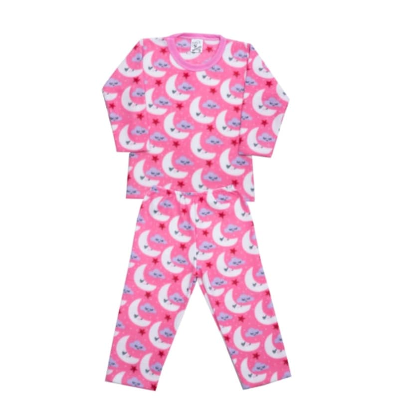 CONJUNTO PIJAMA SOFT INFANTIL TAM1/2/3  FRIO INVERNO