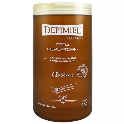 Cera Depilatória Depimiel Clássica para Pele Normal 1Kg