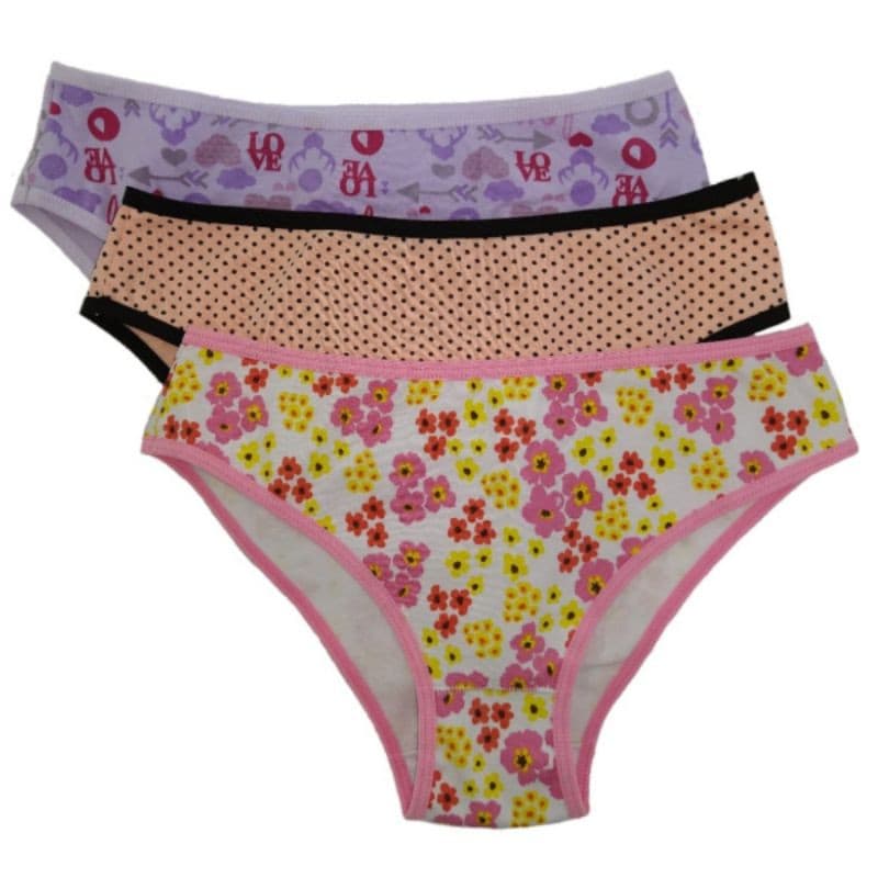 KIT COM 15 CALCINHA JUVENIL, INFANTIL VESTI , 7 a 15 ANOS TAMANHOS M, G, GG ENVIO IMEDIATO