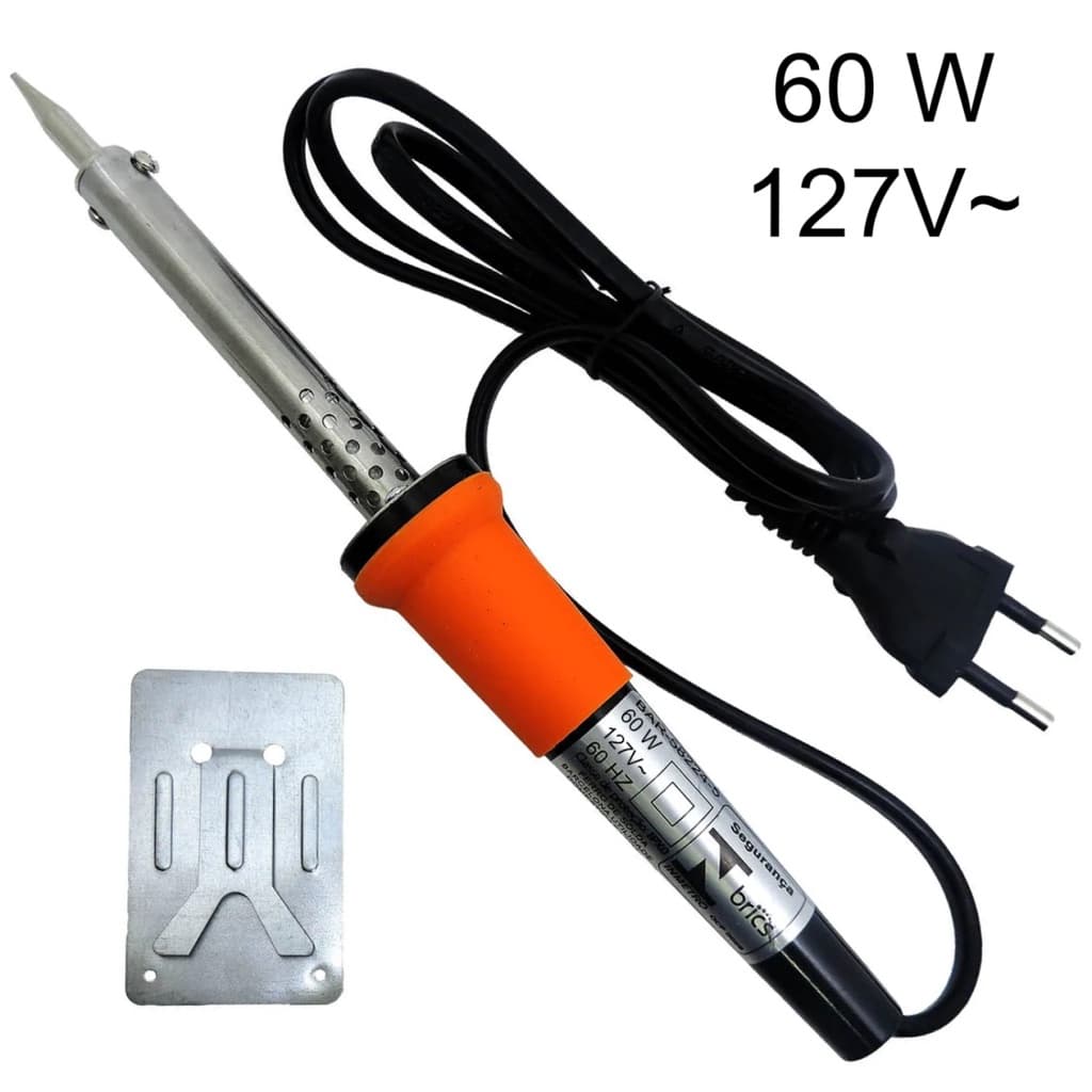 Ferro de Solda Profissional 60w 127V Com Suporte