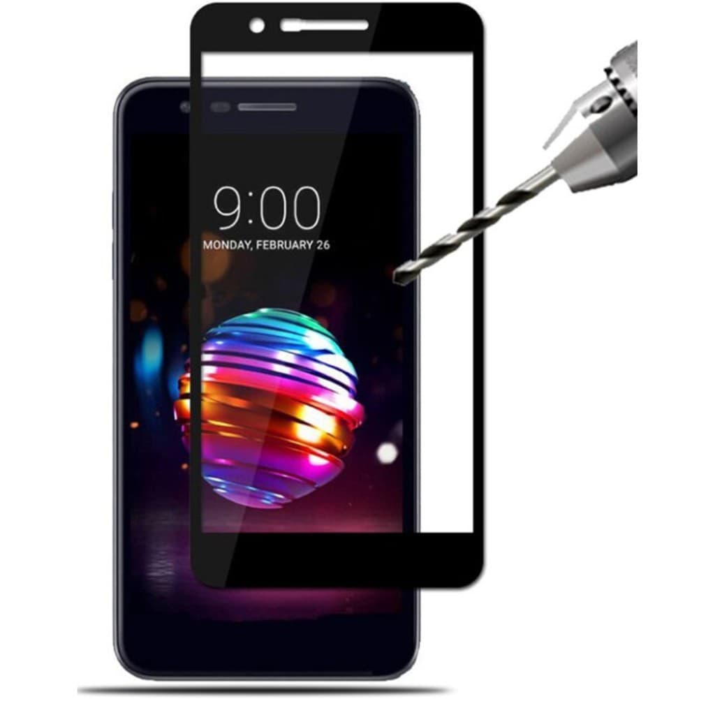 2 Películas de Vidro 3D para Lg K11 K11+ k11 Plus Tela 5.3 Full Temperado Tela Toda Bordas Pretas