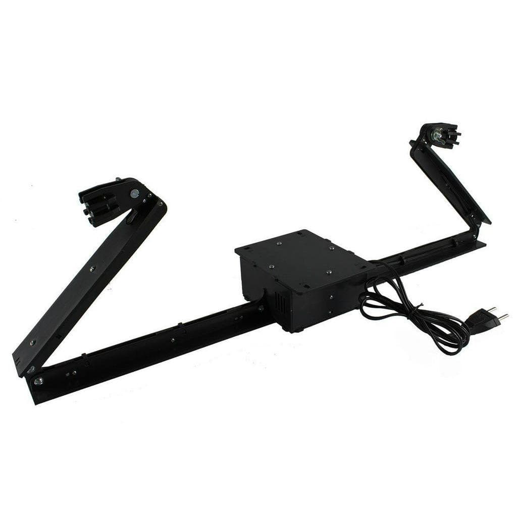 Base p/ Globo Espelhado Deltrônica 30cm C/ Motor e Luz LED Bola Discoteca Festa Balada DJ Bivolt