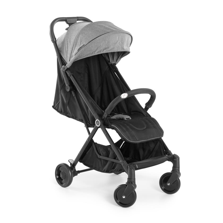 Carrinho de Bebe Jamby Preto Cinza 0 a 15 kg - Dzieco