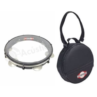 Kit Contemporânea Pandeiro 12 Black + Bag 84lbk