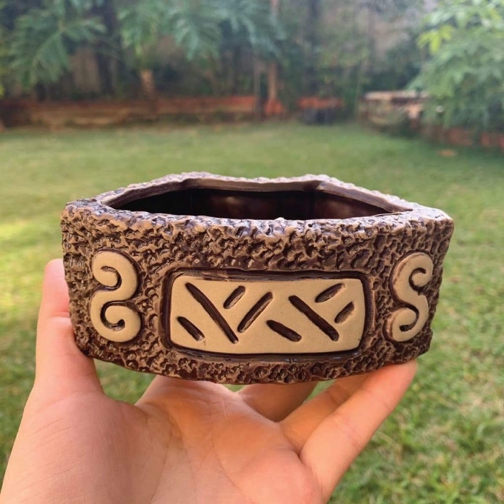 Vaso de Cerâmica 12x7cm - Cod11
