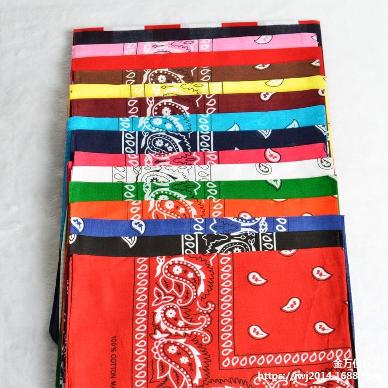 Cachecol Retro Vermelho Denim Cachecol Quadrado Caju Locomotiva Americana Enfeite Faixa de Cabelo Palco Novos especiais da loja