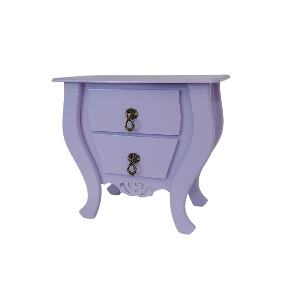 Mini Cômoda Bombe Festa MDF Decorativa