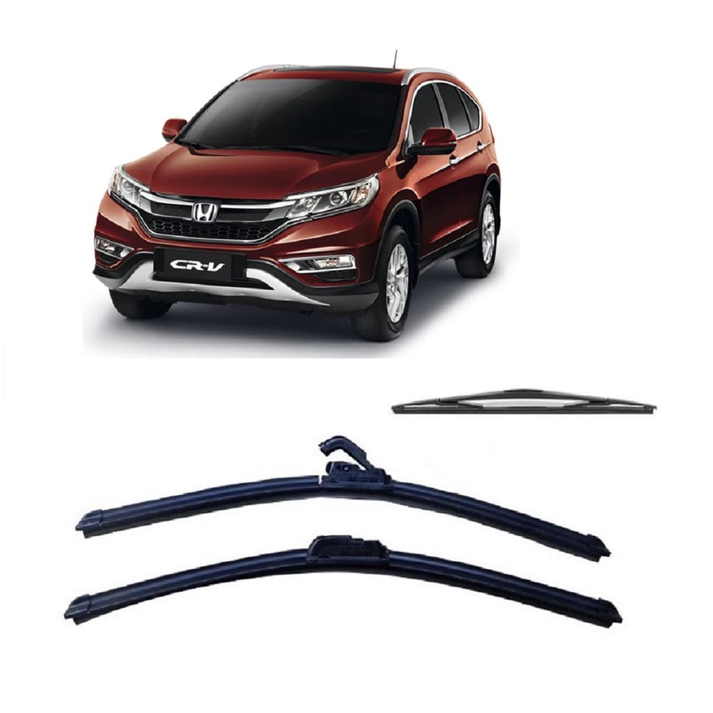 Kit 3 Palhetas Limpador De Parabrisa Dianteiro + Traseiro Honda CRV ano 2018 2019 2020 2021 Selecione Modelo EX ou XL