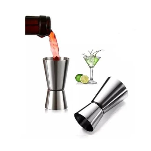 Dosador Medidor De Bebidas Duplo Inox