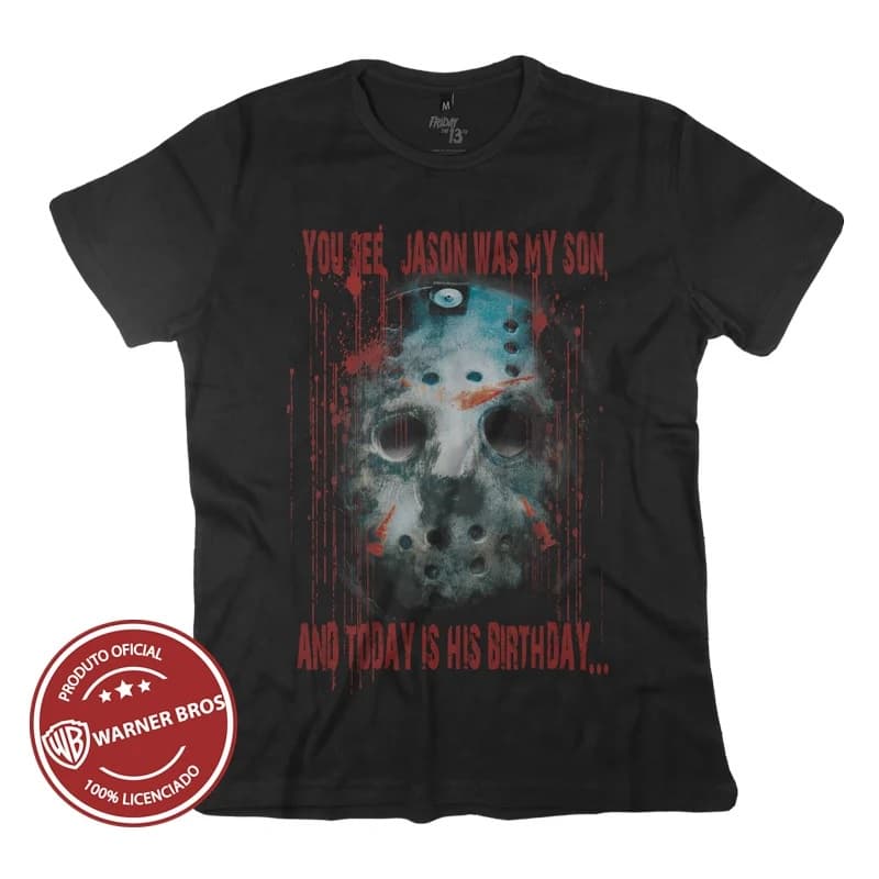 Camiseta Jason Sexta Feira 13 Camiseta Sexta Feira 13 Jason