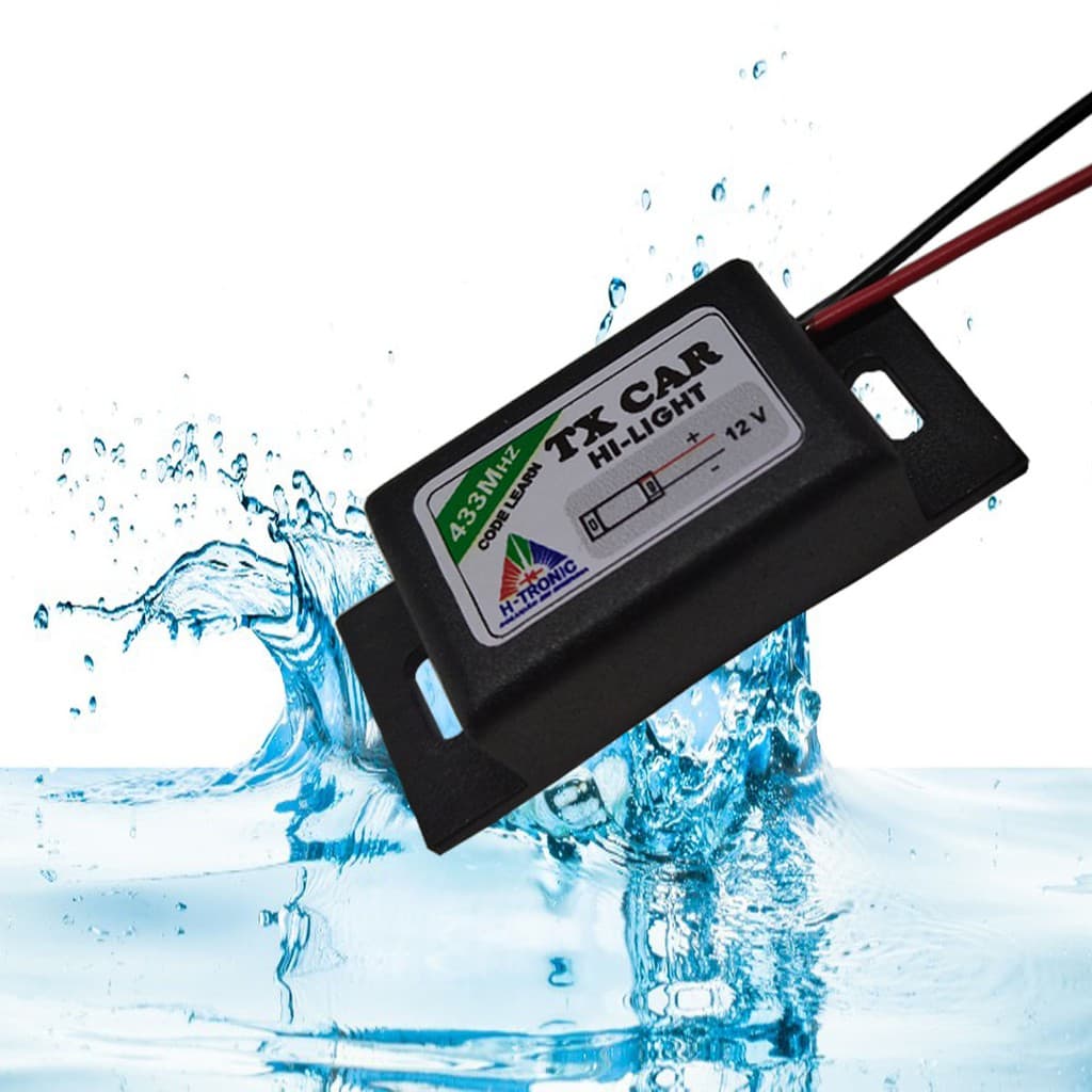 Controle para abrir e fechar portão com o farol do carro ou moto tx car à prova d' água freq. 433 MHz