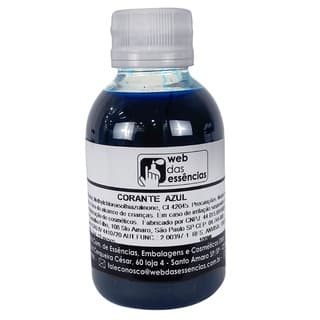 CORANTE para uso COSMÉTICOS - COR AZUL (100ml) -