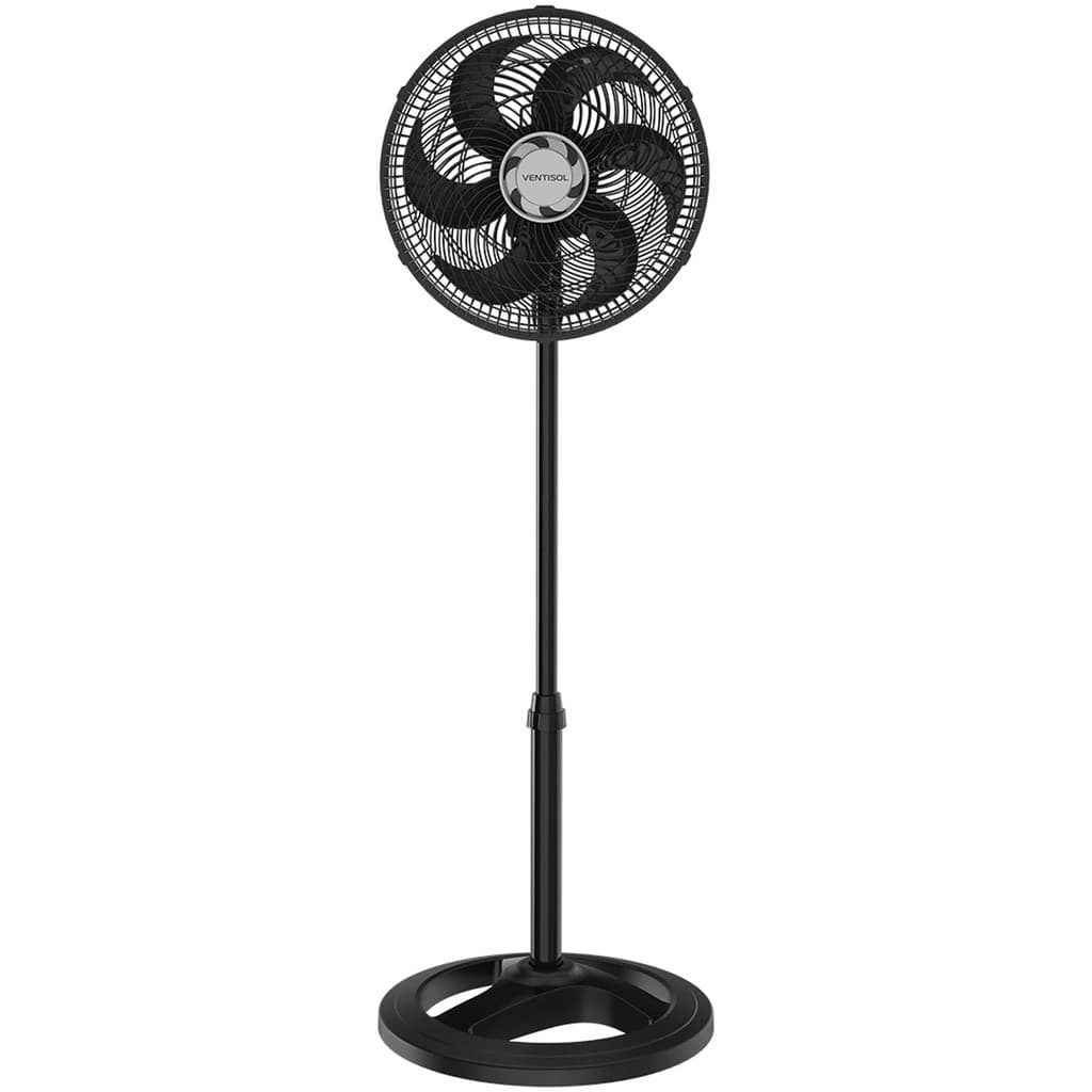 Ventisol Turbo 30cm 6 Pás Ventilador de Coluna Silencioso e Potente