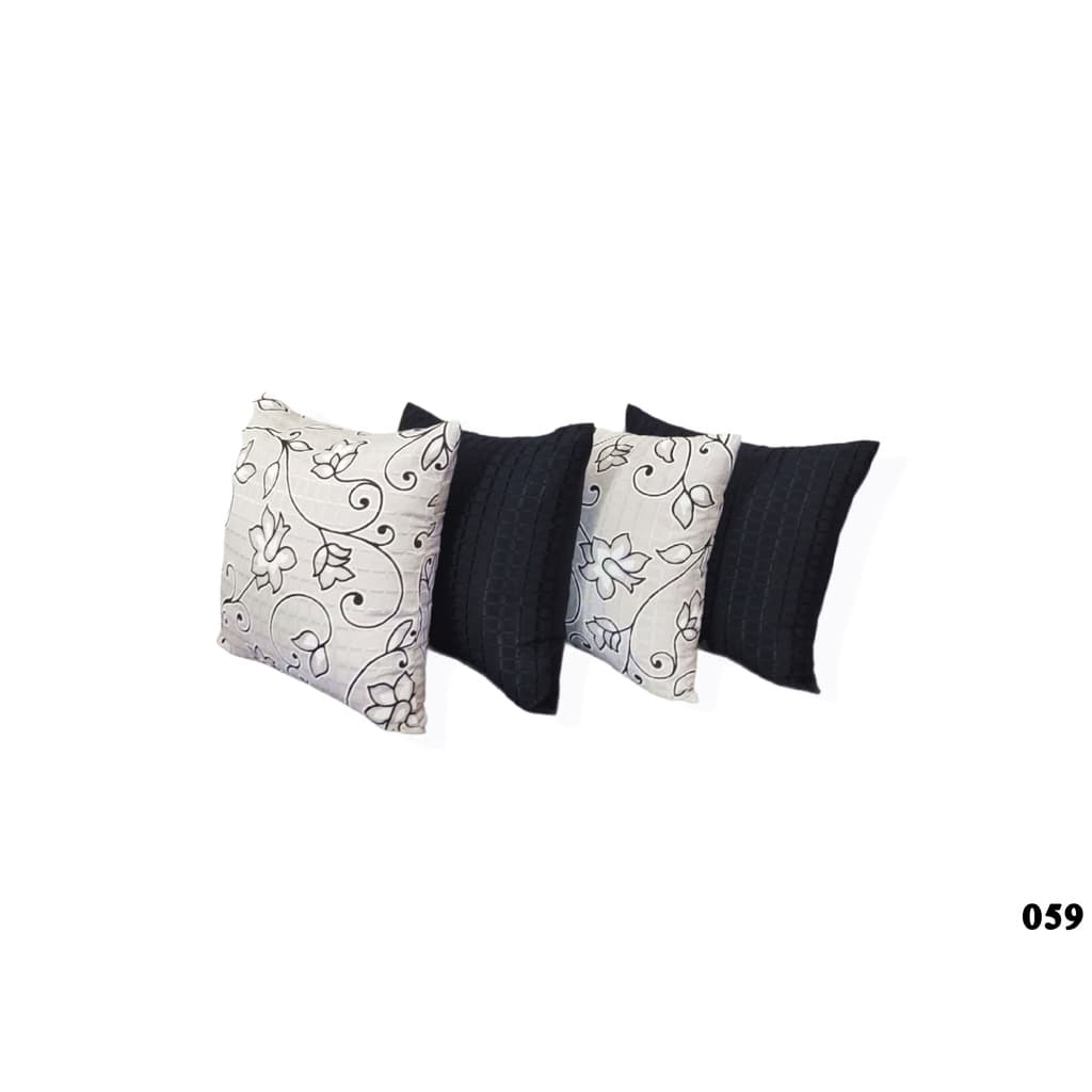 Kit Com 4 Capas de Almofadas Decorativas 45x45 MOD 059