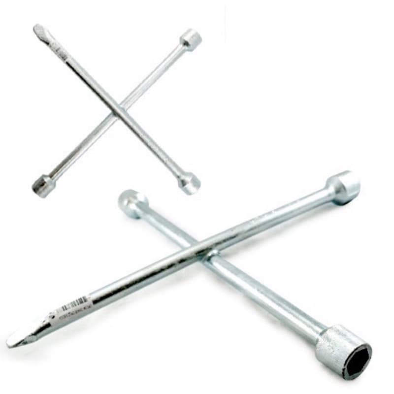 Chave De Roda Cruz Estrela Universal Carro Aro 13 14 15 16 17 Oferta