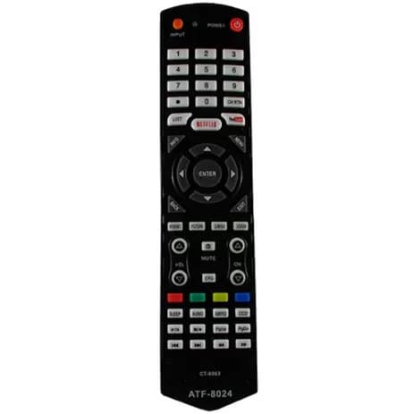 Controle Remoto Tv Semp Toshiba Ct-8063 Netflix / Youtube