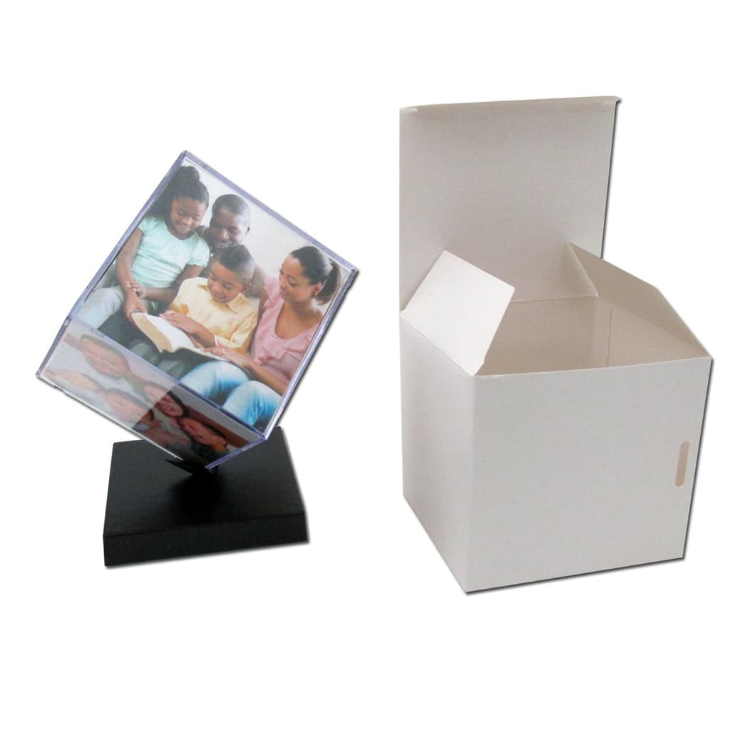 Kit 6, 10 ou 15 Cubo Giratório festas, aniversários ou lembrancinhas centro de mesa com caixa