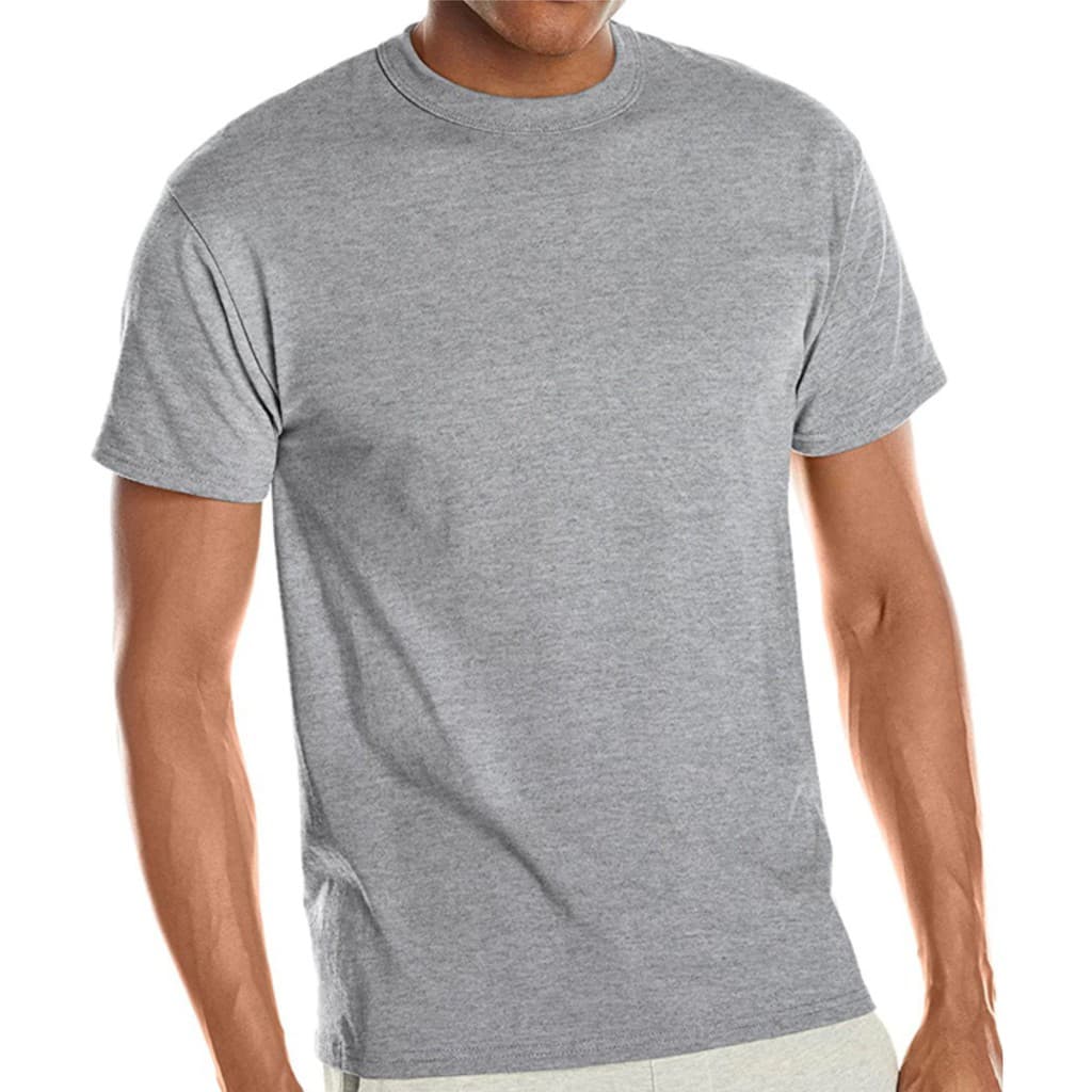 Camiseta Cinza mescla de qualidade 100% poliéster (1605de gramatura)  a melhor para sublimação!