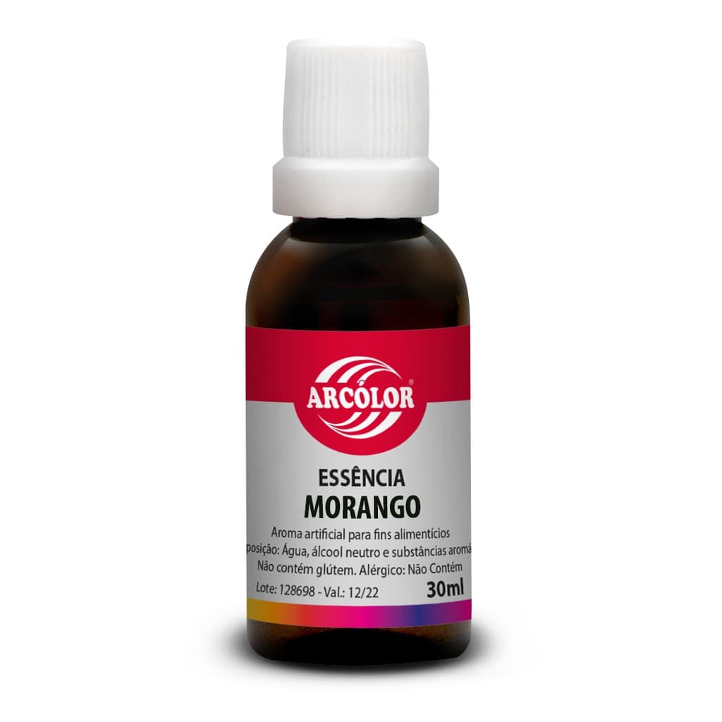 Essência Alimentícia Arcolor 30 ml Morango