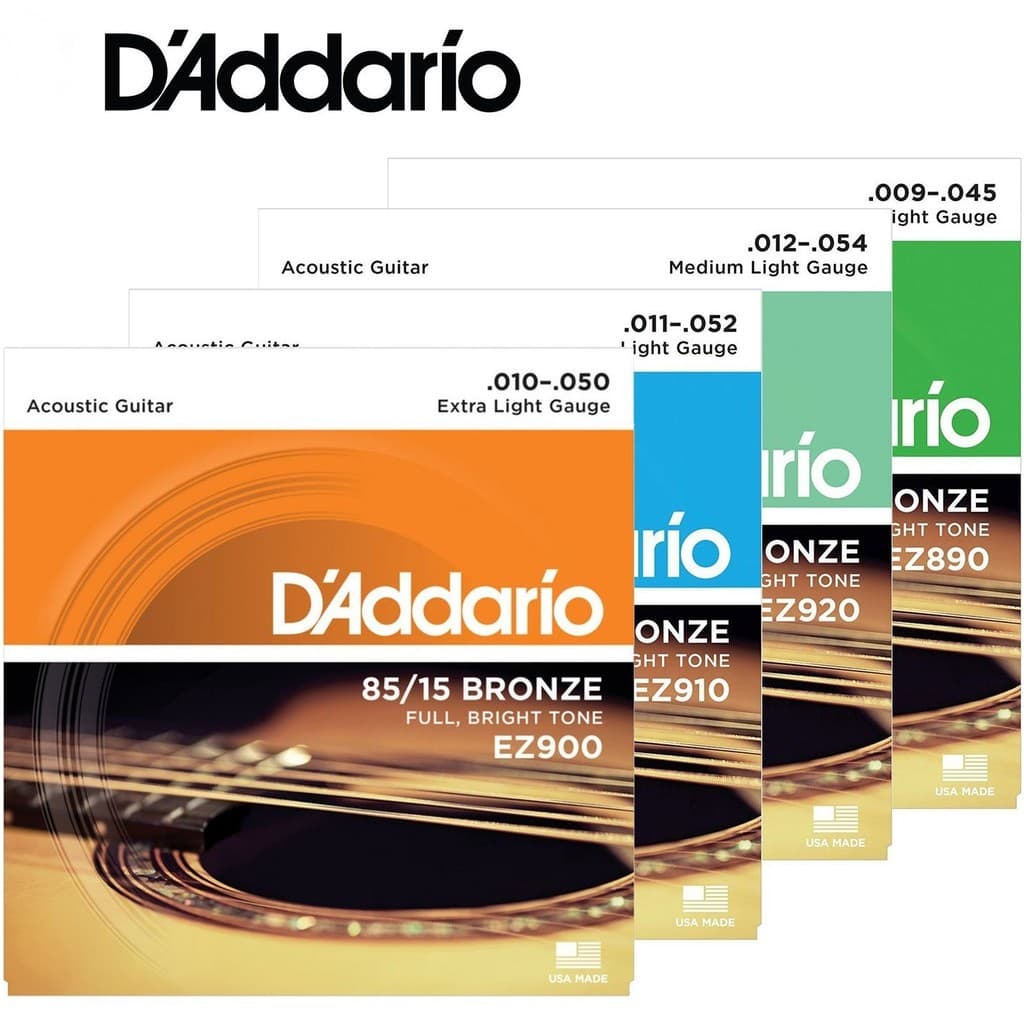D'addario EZ890 EZ900 EZ910 EZ920 Cordas De Guitarra Acústica