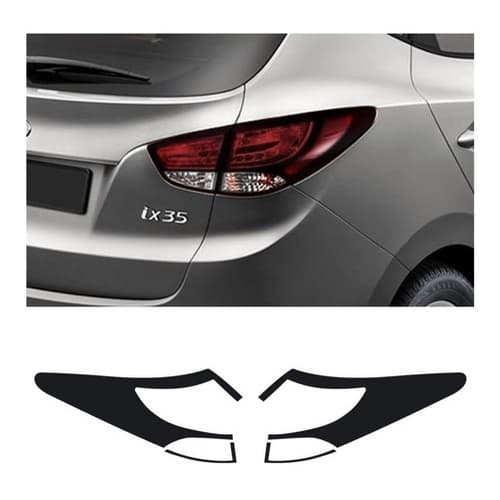 Par Aplique Mascara Negra Lanterna Hyundai Ix35