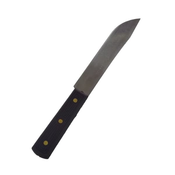 Faca de Inox 14cm Cabo Preto Resistente