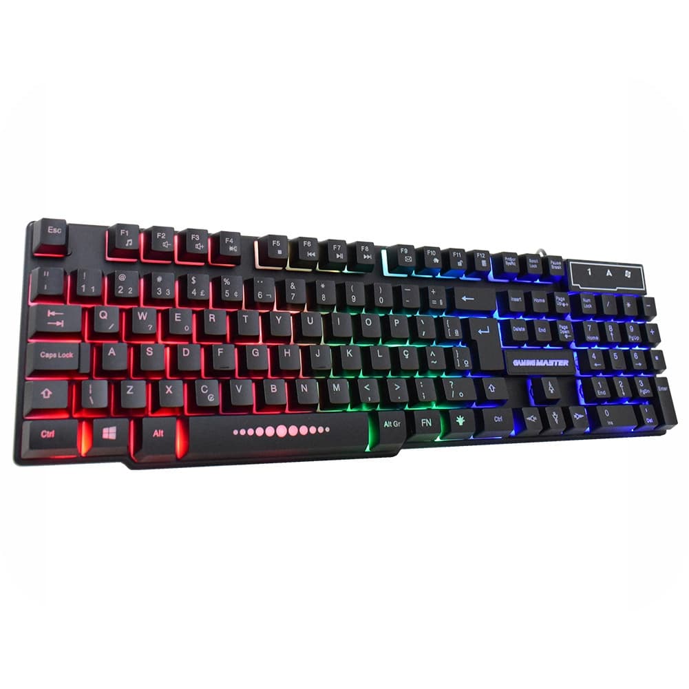 Teclado Gamer K-mex Km52 Usb Anti-ghost Teclas Iluminadas